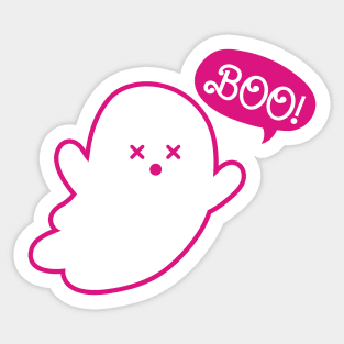 Barbie Ghost Boo Design Sticker